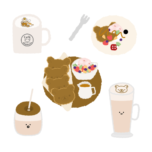 台北・忠孝敦化站｜萌到不行的少女心咖啡廳 – Rilakkuma Café 拉拉熊咖啡廳